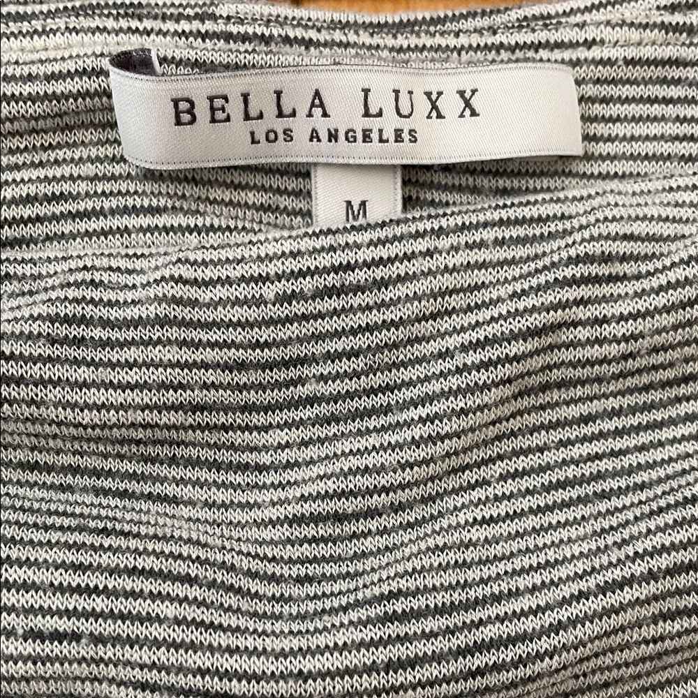 Bella Luxx Pretty Heather Gray Two-Piece Outfit M - Picture 3 of 11